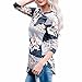 HOT Sale! Goddessvan Women Floral Print Long Sleeve Shirt Loose Casual Blouse Top