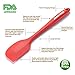 TUKANG Premium Silicone Spatula Set,Rubber Heat Resistant, Easy To Clean,Solid Stainless Steel Core Seamless One-Piece Design,Best Nonstick Cookware Cooking and Baking Kit