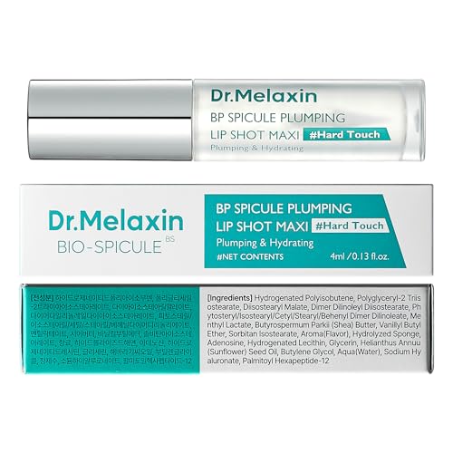 Dr.Melaxin BP Spicule Plumping LIP Shot Maxi (4ml) – Instant Volumizing Gloss for Fuller-Looking Lips, High Shine, Hydration & Plumping Effect, K-Beauty