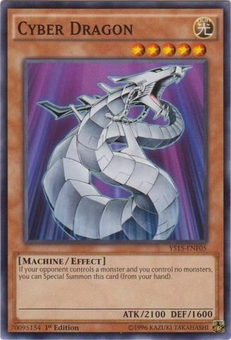 Yu-Gi-Oh! - Cyber Dragon (YS15-ENF05) - Starter Deck: Saber Force - 1st Edition - Common