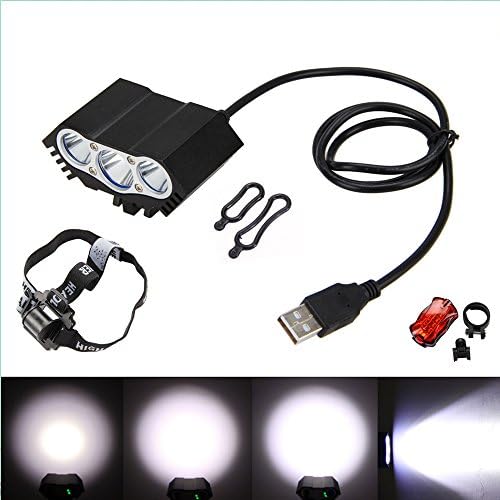 Rayma Rechargeable 3T6 LED USB 7500Lm Head Front Bicycle Light Bike Lamp Torch Headlamp 4 modes Without Battery And Charger