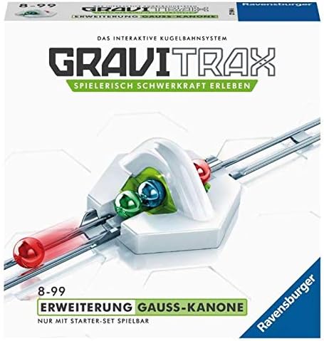 Amazon ラベンスバーガー グラヴィトラックス 玉突き ガウスキャノン 拡張セット Gravitrax Kanone ボールトラックシステム ビー玉マシンキット 並行輸入品 押出し ボードゲーム おもちゃ
