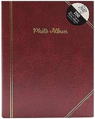 Picture This Photo Album - 200 Slip in Pockets Red, Black, Blue - 4" x 6", 7531, Plain, 200 4"x6" - Image 3