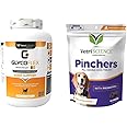 VETRISCIENCE Glycoflex Maximum Strength Hip and Joint Supplement with Glucosamine for Dogs and Pinchers Pill Hiding Treats