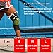 1 Pair Knee Sleeves Support, Ace Teah Sports Knee Brace Compression Sleeves Support Knee for Running, Squating, Arthritis, Meniscus Tear, Joint Pain Relief and Injury Recovery Non Slip for Men Women