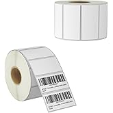 BETCKEY - 2" x 1" (51 mm x 25 mm) UPC Barcode & Address Labels Compatible with Zebra & Rollo Label Printer,Premium Adhesive & Perforated [2 Rolls, 2600 Labels]