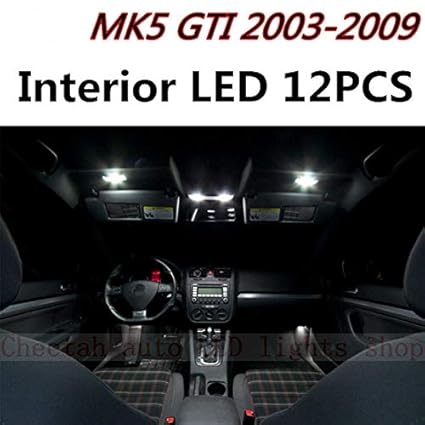 Amazon Com Blue Tcart 12pcs Error Free Led Interior Light