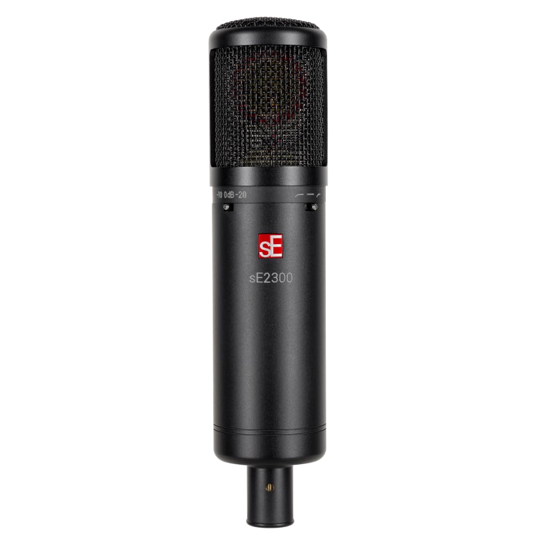 SE Electronics - 2300 Multi Pattern Large Diaphragm Condenser Mic with Shockmount and Filter