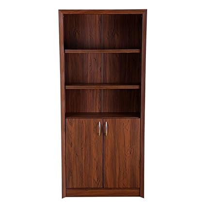 HomeTown Stark Open Book Case (Walnut)