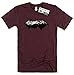 Men's Mountain Range Art Wandering Ink Super Soft Hand Printed Tee Shirt