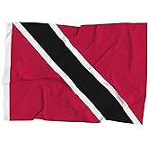 GZYUJIEMEDIA Trinidad and Tobago National Flag Polyester Fiber 3x5 Feet, Bright Colors, Anti-UV Fade, Indoor/Outdoor