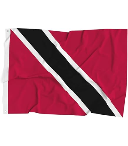 Carte Du Drapeau De La Nation Trinidad Et Tobago Illustration Stock