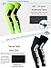 Anti Slip Full Length Compression Leg Sleeve Calf&Shin Splint Support Protect for Pain Relief &Recovery ,Single Black,L