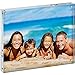 unum Clear 8x10 Acrylic Picture Frame: 30MM Magnetic Floating Picture Frames - Frameless Double Sided Photo Holder/Document Display Stands - 8 x 10 Inch Acrylic Block Frame for Desk, Shelf or Table