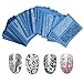 48pcs Nail Sticker White Black Water Decal Sexy Lace Flower for DIY Tips Nails Styling Tools Nail Decorations