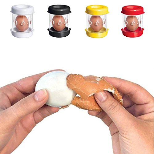Nacome Boiled Egg Peeler,Egg Shell Peeling Little Botter Shucker Home Kitchen Tool (Black) - Thumbnail 5