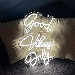 Neon Sign Good Vibes Only Neon Signs Light for Wall