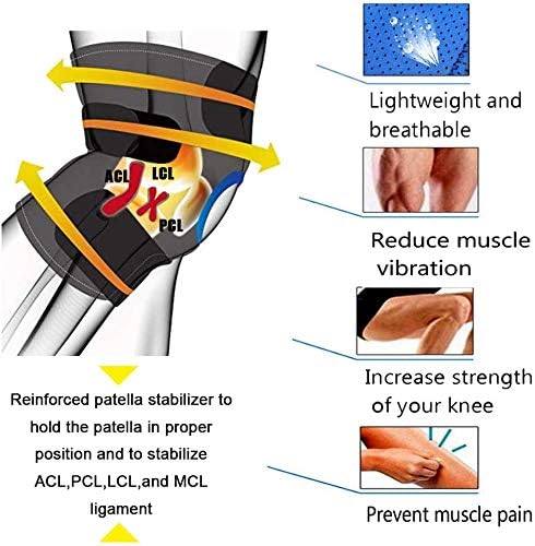 Spinegear Knee Support Brace for Men & Women, Adjustable Left Right Knee Compression Sleeve, Patella Tendon knee Strap - Image 3