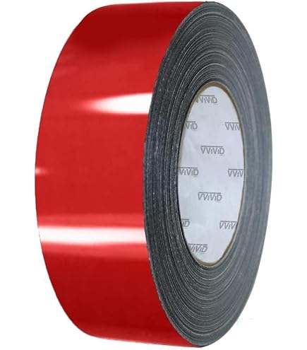 VViViD Daytona Yellow Adhesive Vinyl VViViD Daytona Yellow Gloss Vinyl Pinstripe Tape - 1 Inch X 20ft Air-Release Adhesive For Cars & DIY Automotive Pinstriping Tape