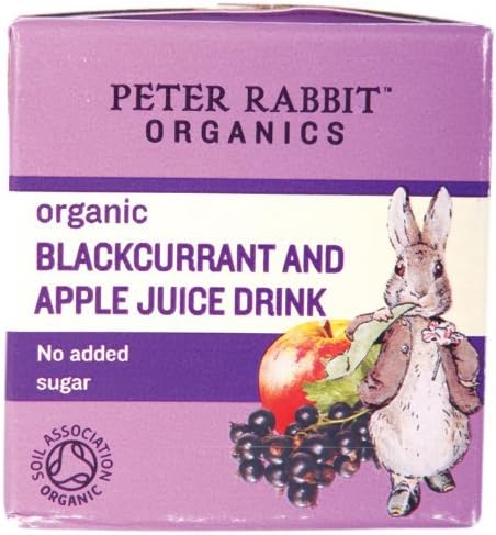 Peter Rabbit Organics From 6 Months Organic Blackcurrant and Apple Juice 150 ml (Pack of 10)