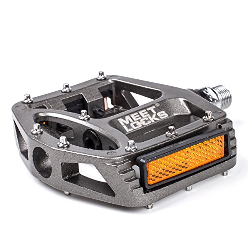 Bike Pedal Injection Magnesium Alloy Body Cr-Mo Machined 9/16" Screw Thread Spindle Ultra DU/Sealed bearings