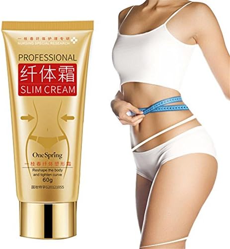 Blueyouth Slimming Cream Fat Burner Cream Cellulite Cream, Cellulite Remover Firming Cream Lose Weight For Belly, Abdomen, Legs, Hands, Body, Skin Clamping (60g)