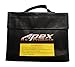 Apex RC Products Xtra-Large Fire Resistant Lipo Battery Bag for Safe Charging & Storage - 240mm x 65mm x 180mm 8089