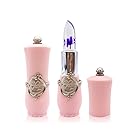 Flower Crystal Jelly Lipstick Color Changing Lip Gloss, Staron Magic Temperature Change Long Lasting Moisturizer Bright Makeup Lip Stick with Flower Cheap (B)