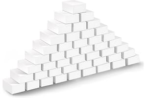 SmilePowo 50 Pack Magic Cleaning Sponges Eraser,Multi-Functional Premium Melamine Sponge Foam Cleaning Pads,Dish,Household Cleaning Scrub Sponge for Kitchen,Furniture,Bathroom