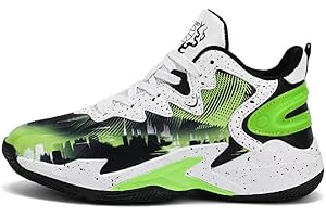 DHOVOR Big Boys Basketball Shoes Kids Athletic Running Shoes Fashion Sneakers Non-Slip Tennis Shoes Boys (Little Kid/Big Kid)