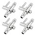 Aquarium Fish Tank Air Flow Control Lever Pump Single Way Valve, 4-Piece