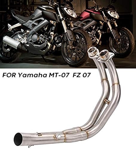Motorcycle 51mm Exhaust Middle Pipe Slip-On Muffler Exhaust Full