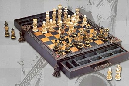Amazon Com Aei Gm1200 Provincial Splendor Chess Set W Drawers
