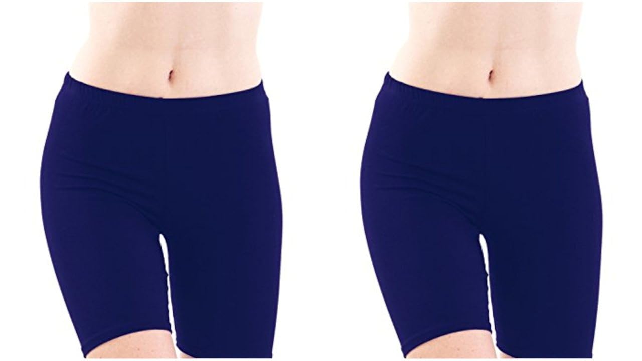 vd sales, 2 pcs, blue cotton half tights for women & girls