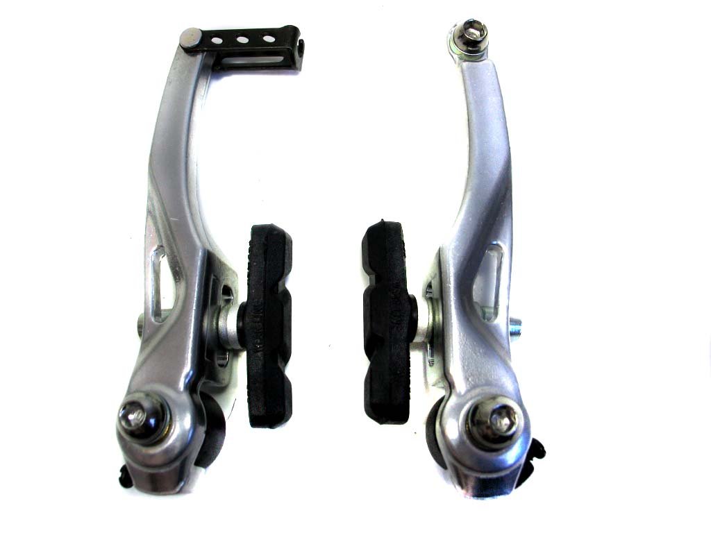 Raleigh - RKD431 - Alloy V Brake 110mm Arms in Silver with Brake Pads (Pair)