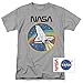 NASA Retro Vintage Space Shuttle T Shirt & Stickers (X-Large) Athletic Heather