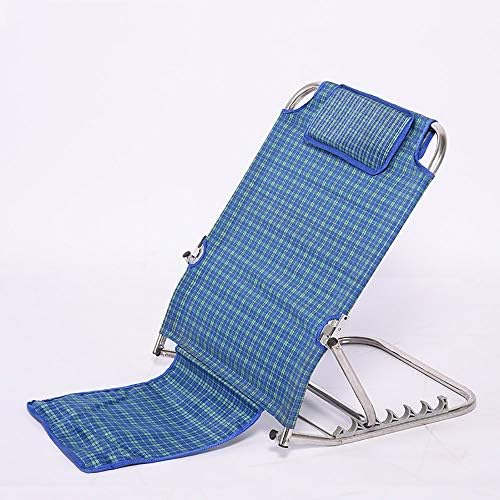 Dhgk ベッド上座椅子 リクライニングチェア ベッド上スタンド ベッド用背もたれ 折り畳み式 6段階調節 ステンレス バックレスト 老人用 妊婦 介護用品 起き上がる補助 体位を変える補助 アウトドア 軽量 遠足 キャンペーン ひじ掛かない Indees In