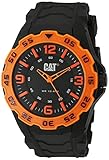 CAT WATCHES Men's 'Motion' Quartz Plastic and Rubber Watch, Color:Black (Model: LB14121134)
