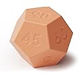 mooas Dodecagon Time Ball Rechargeable Mini Timer (Sand Peach), 11 Preset Times, Desk Productivity & Workout Timer, Sound/Vibrate/Mute, Easy to Use