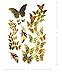 Terra Tattoos Gold Metallic Temporary Tattoos Waterproof Nontoxic Long Lasting Perfect for Beach, Festivals, & more (Festival)