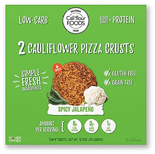 Cali'flour Foods Pizza Crust (Variety Pack, 6 Boxes, 12 Crusts) - Fresh Cauliflower Base | Low Carb, High Protein, Gluten and Grain Free | Keto Friendly - Thumbnail 3