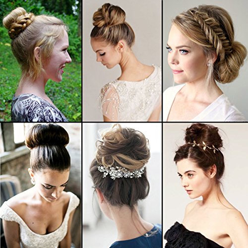 Shells® 3PCS Classy Black Round Hairdressing Tool Hair Former Donut Doughnut Ring Styling Mesh Chignon Bun Maker