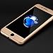 sxxissky iPhone 7 Plus Case, Ultra-Thin Full Body Coverage Hard Hybrid Plastic with [Tempered Glass Screen Protector] Protective Case Cover and Skin for Apple iPhone 7 Plus 5.5Inch-2016(Gold)