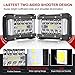 OFFROADTOWN Side Shooter LED Pods, 2pcs 4inch 120W LED Work Light Bar Offroad Driving Lights Spot Flood Combo Fog Lamp for Off-Road Truck Car ATV SUV Boat