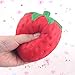 Huastyle 11.5CM Jumbo Squishy Slow Rising Strawberry Cute Straps Charms Kawaii Pendant Bread Kids Toy