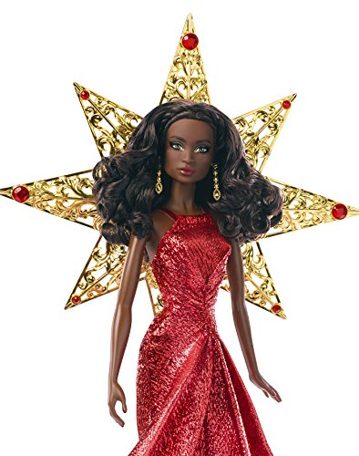 Barbie 2017 Holiday Nikki Black Hair with Red Dress Doll