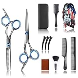 Professional Hair Cutting Scissors Set, 12 Pcs