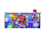 Toland Home Garden Bright Wings Decorative Mailbox Cover