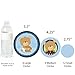 Big Dot of Happiness Baby Boy Teddy Bear - Baby Shower Giant Circle Confetti - Party Decorations - Large Confetti 27 Count