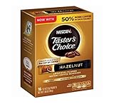 Nescafe Taster's Choice Hazelnut Instant Coffee, Single Serve Sticks (Pack of 8),1.69 oz